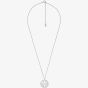 Michael Kors Premium Silver Circle Logo Pendant MKC1477AN040