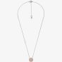 Michael Kors Premium Two-Tone Logo Disc Necklace MKC1587AN931
