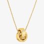 Michael Kors Yellow Gold Tone Plated Cubic Zirconia Interlocking Pendant MKJ8654710