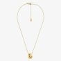 Michael Kors Yellow Gold Tone Plated Cubic Zirconia Interlocking Pendant MKJ8654710