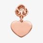 Michael Kors Kors Love 14ct Rose Gold Plated Pavé Heart Drop Ring  MKC1121AN791 