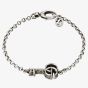 Gucci GG Marmont Silver Double G Key Bracelet YBA63220700201