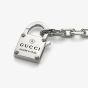Gucci Trademark Sterling Silver Padlock Bracelet YBA796341001016