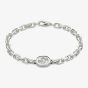 Gucci Gucci Interlocking Silver Bracelet YBA79635100101