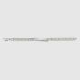 Gucci Signature Silver Trademark Tag Chain Bracelet YBA8148510010