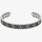 Gucci GG Marmont Silver Open Bangle YBA551903001