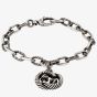 Gucci Interlocking Oxidised Chain Bracelet YBA6071580010
