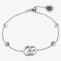 Gucci Silver GG Marmont Pink Mother of Pearl Bracelet YBA5273930020