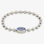 Gucci Interlocking Blue Enamel Boule Bracelet YBA75343700101
