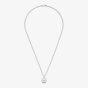 Gucci Trademark Silver Hexagonal Logo Necklace YBB77917500100U