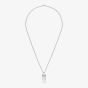 Gucci Signature Silver Trademark Tag Necklace YBB81485200100U