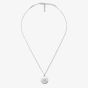 Gucci Sterling Silver Blind For Love Pendant Necklace YBB84358700100U