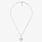Gucci Sterling Silver Blind For Love Pendant Necklace YBB84358700100U
