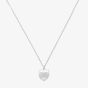 Gucci Sterling Silver Blind For Love Heart Pendant Necklace YBB84358900100U