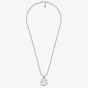 Gucci GG Silver 4mm Beaded Necklace YBB47921700100U
