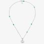 Gucci GG Marmont Silver Multi Stone Necklace YBB52739900100U