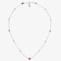 Gucci Interlocking Enamel Necklace YBB72895300100U