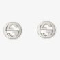 Gucci Interlocking Silver Stud Earrings YBD47922700100U