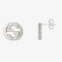 Gucci Interlocking Silver Stud Earrings YBD47922700100U