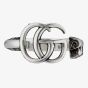 Gucci GG Marmont Silver Double G Open Key Ring YBC62776000201