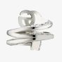 Gucci GG Marmont Sterling Silver Double Band Ring YBC77071900101
