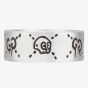 Gucci Ghost Silver 9mm Band Ring YBC455318001