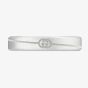 Gucci Silver 4mm Engraved Interlocking Ring YBC774049001
