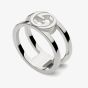 Gucci Gucci Interlocking 8.8mm Double Band Ring YBC79703100101