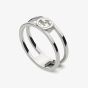 Gucci Gucci Interlocking 6mm Double Band Ring YBC79702900101