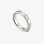 Gucci Signature Silver Trademark GG 4mm Ring YBC8147120010