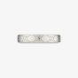 Gucci Signature Silver Trademark GG 4mm Ring YBC8147120010