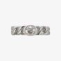 Gucci Interlocking Sterling Silver 5mm Ring YBC84397200101