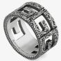 Gucci G Cube Silver Motif Ring YBC551918001