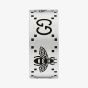 Gucci Signature Silver GG & Bee 9mm Band Ring YBC7283040010