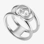 Gucci Interlocking Silver 9mm Ring YBC2957160010