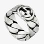 Gucci Sterling Silver Interlocking Ring YBC661515001