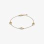 Gucci Interlocking 18ct Yellow Gold Chain Bracelet YBA8742140010