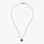 Gucci Gucci Interlocking 18ct Yellow Gold Onyx Necklace YBB78934000100U