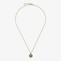 Gucci Gucci Interlocking 18ct Yellow Gold Onyx Necklace YBB78934000100U