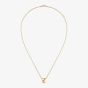 Gucci Icon 18ct Yellow Gold Cut Out Trademark Necklace YBB80436800100U