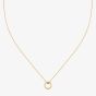 Gucci Icon 18ct Yellow Gold GG Ring Necklace YBBA002R900100U