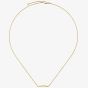 Gucci 18ct Yellow Gold GUCCI Link to Love Bar Necklace YBB66210800100U