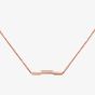 Gucci 18ct Rose Gold GUCCI Link to Love Bar Necklace YBB66210800200U