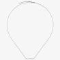 Gucci 18ct White Gold GUCCI Link to Love 0.13ct Diamond Bar Necklace YBB66213200100U