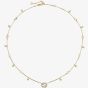 Gucci Interlocking 18ct Yellow Gold Diamond Necklace YBB72940200200U