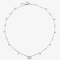 Gucci Interlocking 18ct White Gold Diamond Necklace YBB72940200300U