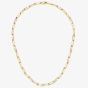 Gucci 18ct Yellow Gold Gucci Link to Love Rope Chain Necklace YBB74565400200U