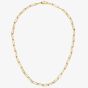 Gucci 18ct Yellow Gold Gucci Link to Love Rope Chain Necklace YBB74565400200U