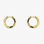 Gucci Link To Love 18ct Yellow Gold 14.5mm Hoop Earrings YBD78672700200U