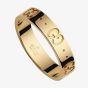 Gucci Icon 18ct Gold Logo Band Ring YBC073230001